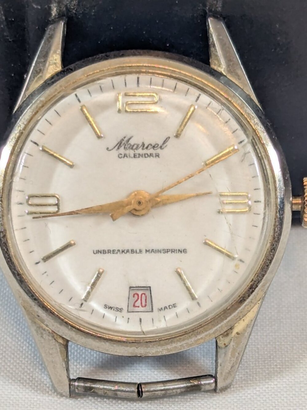 Marcel calendar swiss watch non-working parts only
